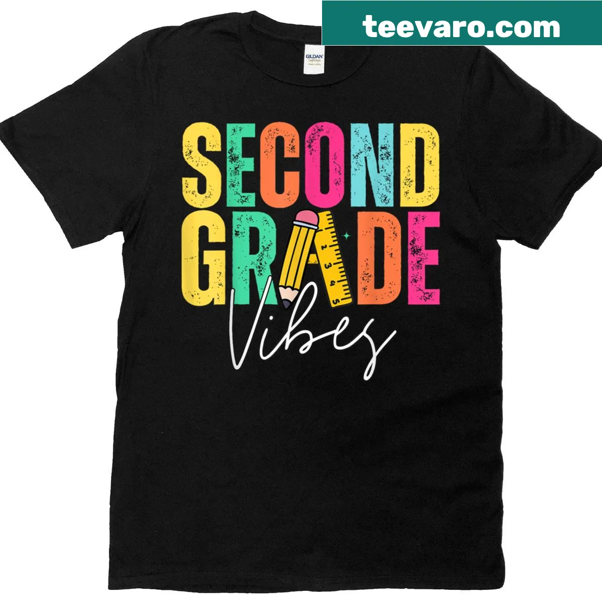 Back to school T-shirt for 2nd graders with playful vibes — on a men's t-shirt