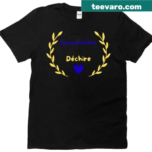 Fun Big Brother Who Rocks t-shirt designed for kids