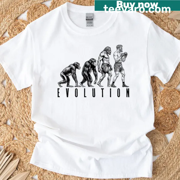 Illustration of boxing evolution with pugilists in different stances