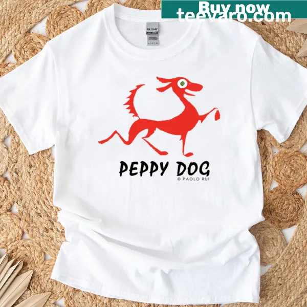 Chinese Zodiac Peppy Dog design on a t-shirt