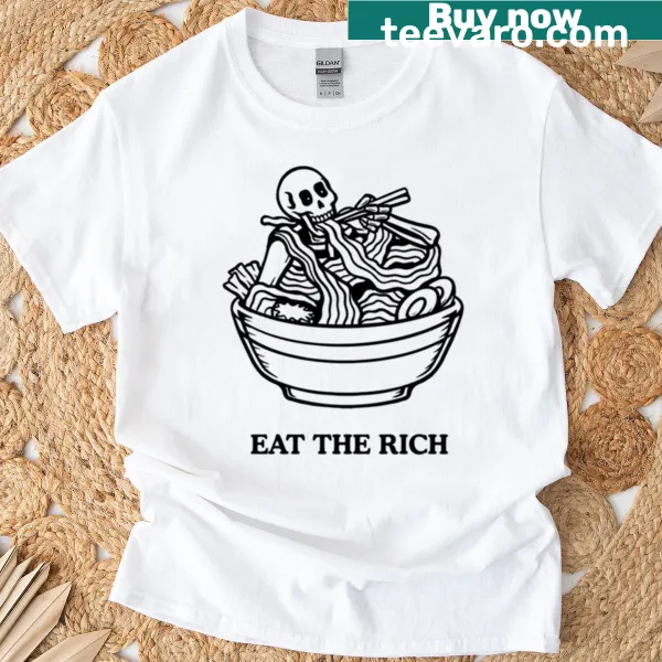 Eat The Rich graphic tee with bold lettering