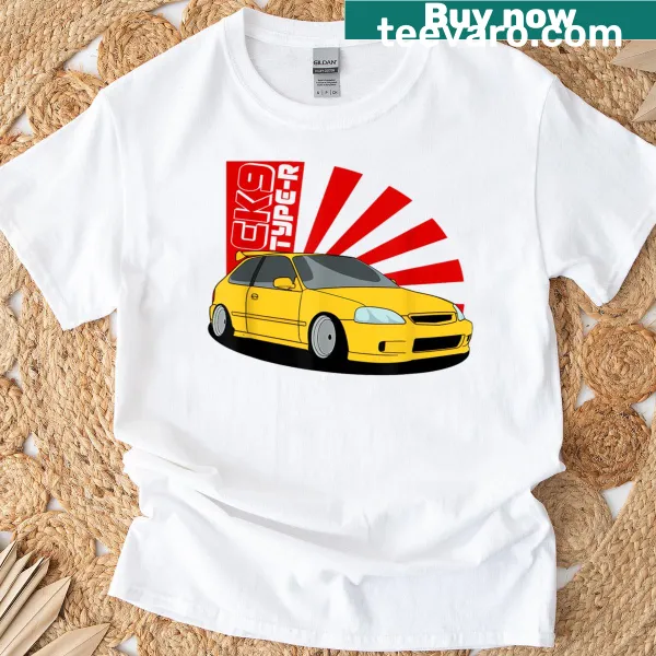EK9 Type-R JDM hatchback T-shirt design