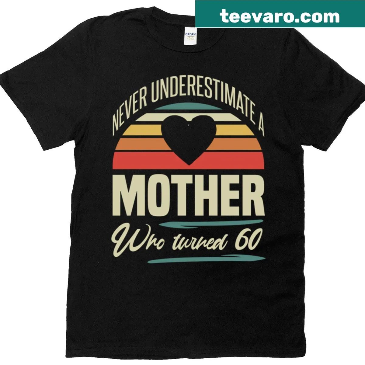 Funny T-shirt for moms celebrating their 60th birthday — on a men's t-shirt
