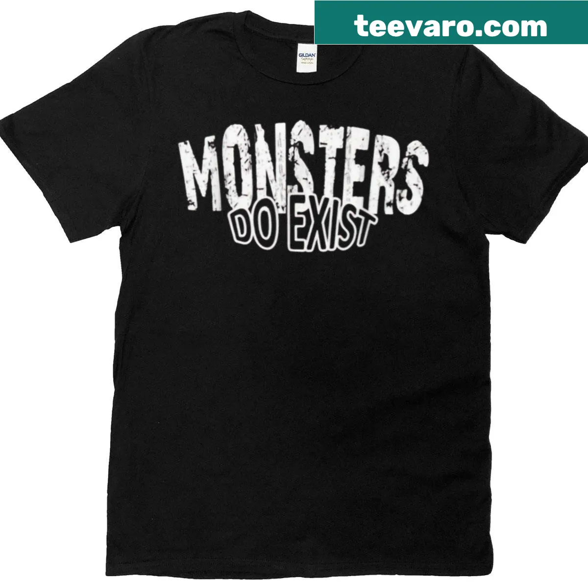 Humorous gym-themed design featuring a playful monster saying on a T-shirt — on a men's t-shirt