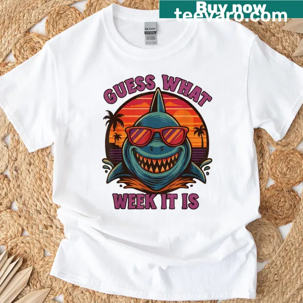 Ocean conservation shark lover t-shirt with humorous text design