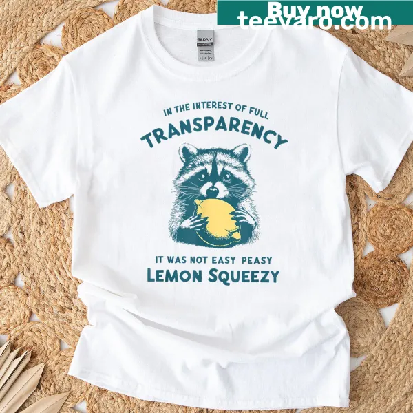 T-shirt featuring a whimsical raccoon and the phrase about complexity