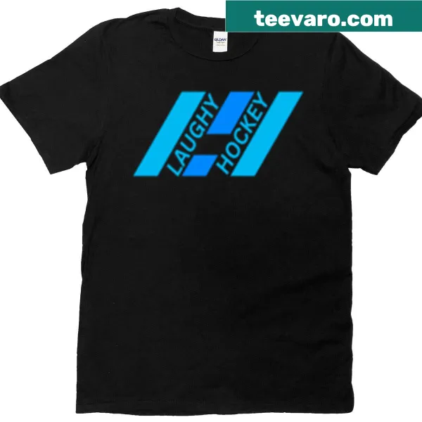Humorous hockey-themed text graphic on t-shirt