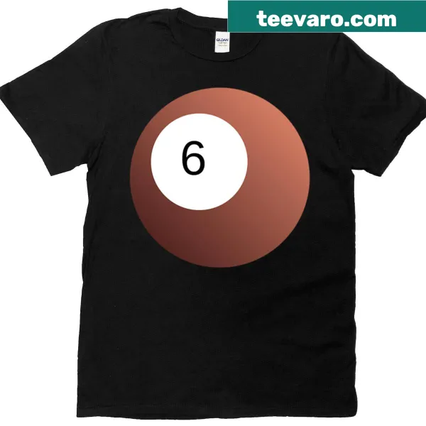 T-shirt featuring the iconic 8 ball design for pool enthusiasts