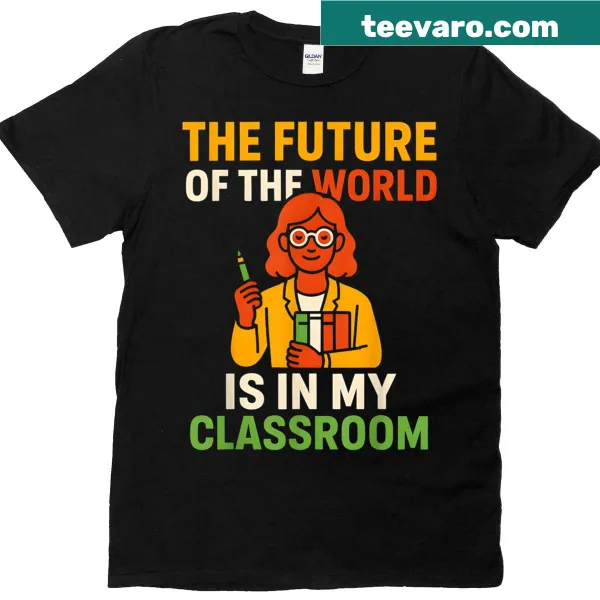 Playful 'Future of the World' graphic for preschool teachers.