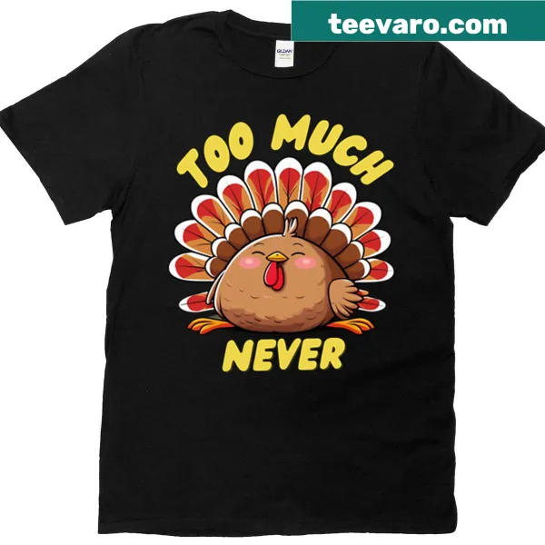 T-shirt with humorous text about Thanksgiving turkey