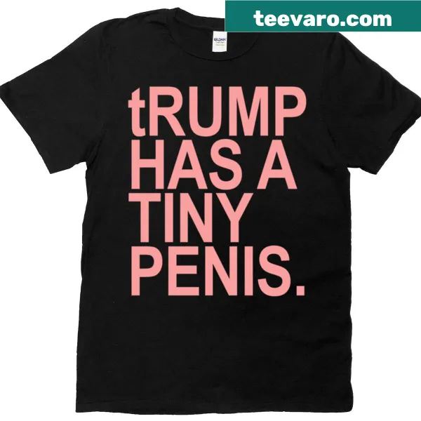 Graphic T-shirt featuring humorous text and icon related to Trump.