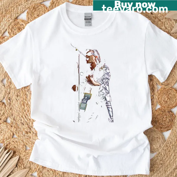 Commemorative T-shirt featuring U2 Bono from the Zoo TV Tour 1993