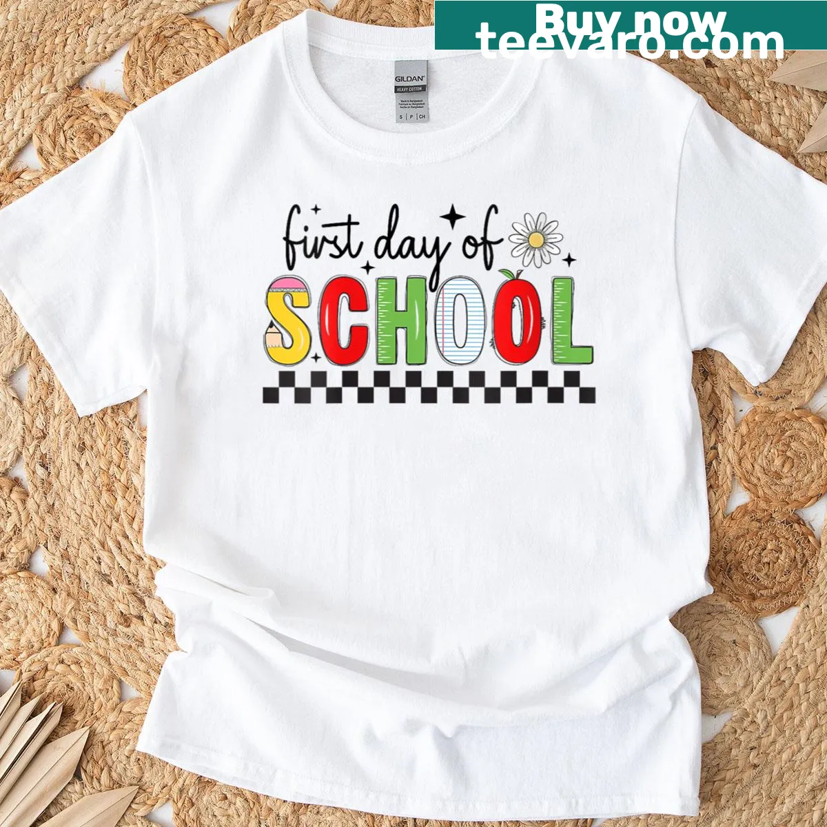Funny back-to-school teacher t-shirt with humorous phrase — on a men's t-shirt