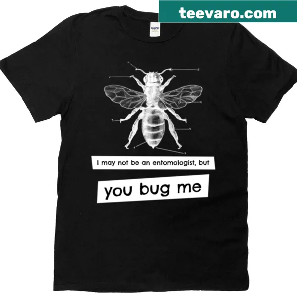 Science-themed T-shirt for men and women featuring a bee graphic.