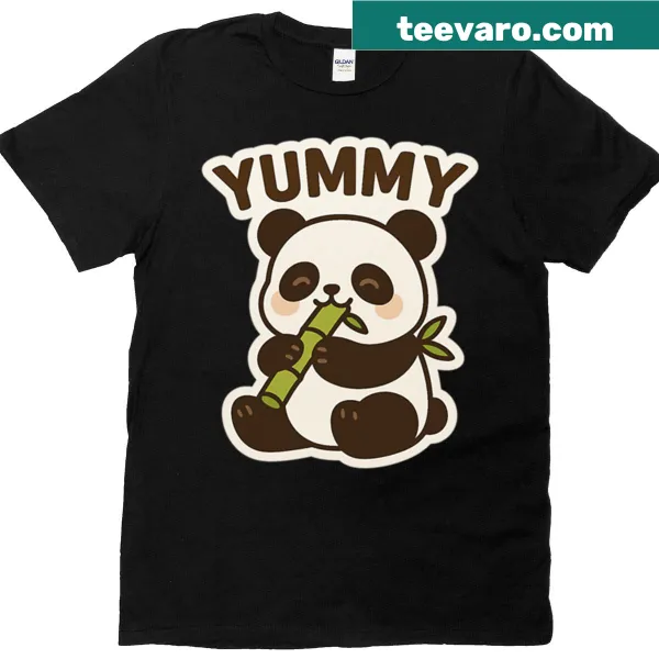 Cute panda graphic T-shirt