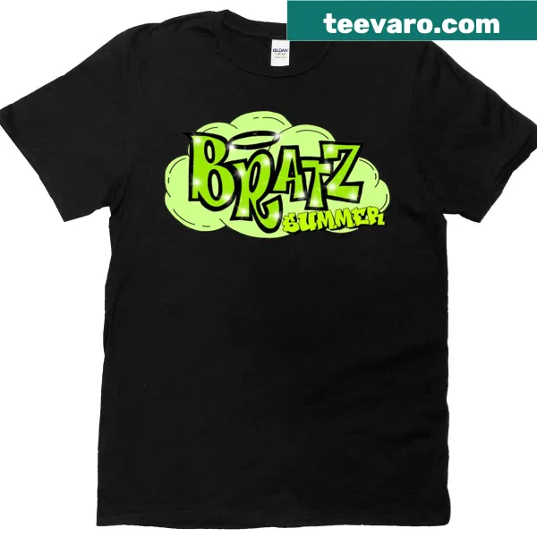 Nostalgic T-shirt inspired by Bratz dolls with a summer theme