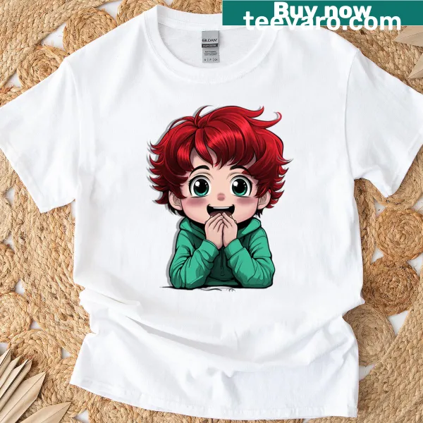 Adorable kids illustration t-shirt for boys and girls.