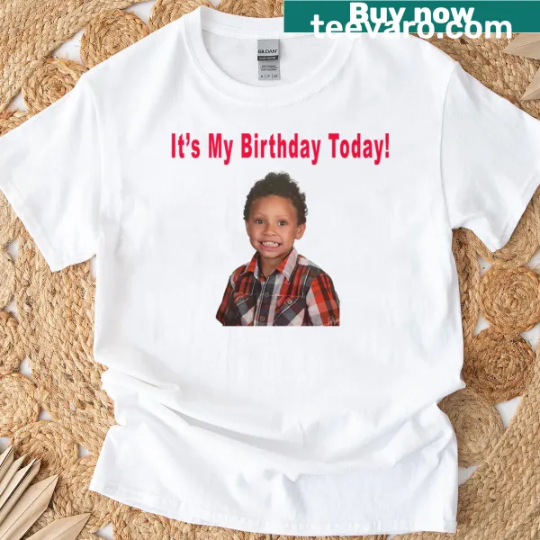 T-shirt featuring a festive design for Digiovanni's birthday