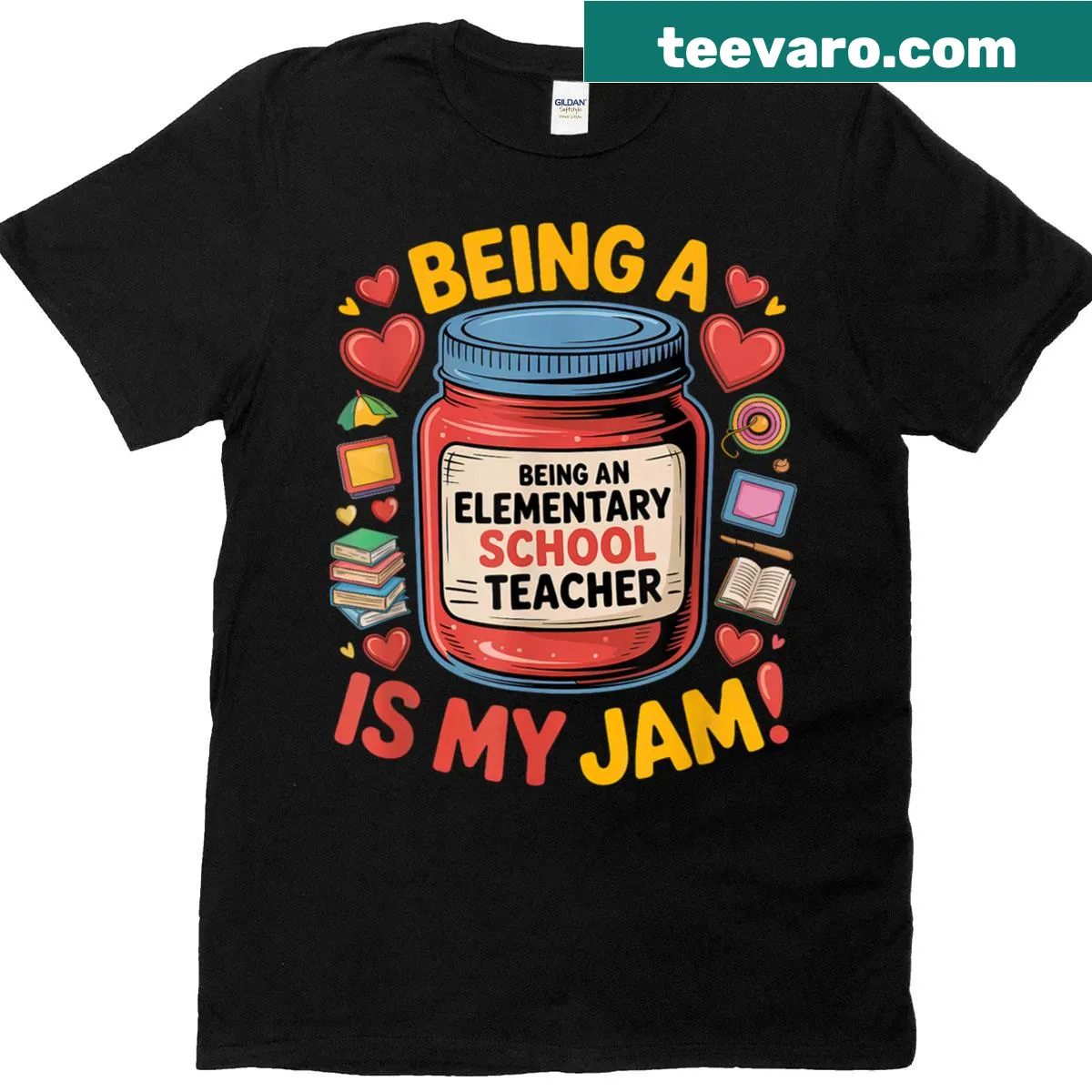 Inspirational T-shirt for elementary school teachers — on a men's t-shirt