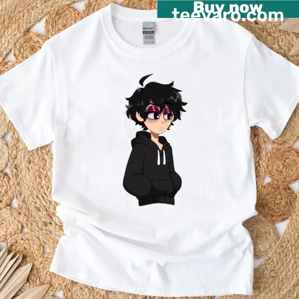 Edgy graphic T-shirt embracing emo culture
