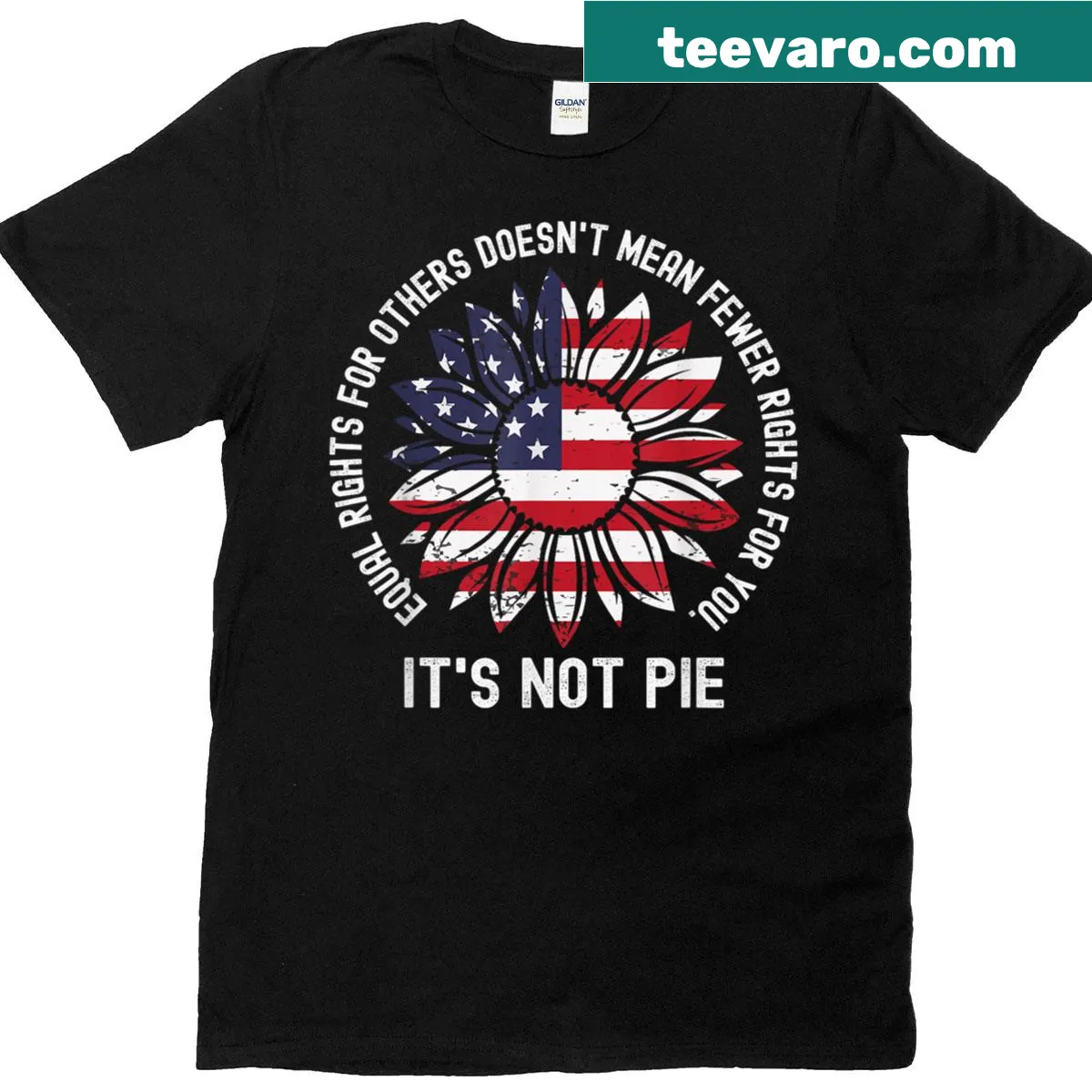 Equality rights t-shirt with a clear message about equal rights — on a men's t-shirt