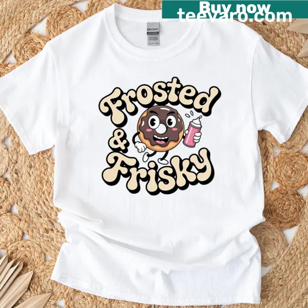 Cute cartoon dessert character on a t-shirt for kids
