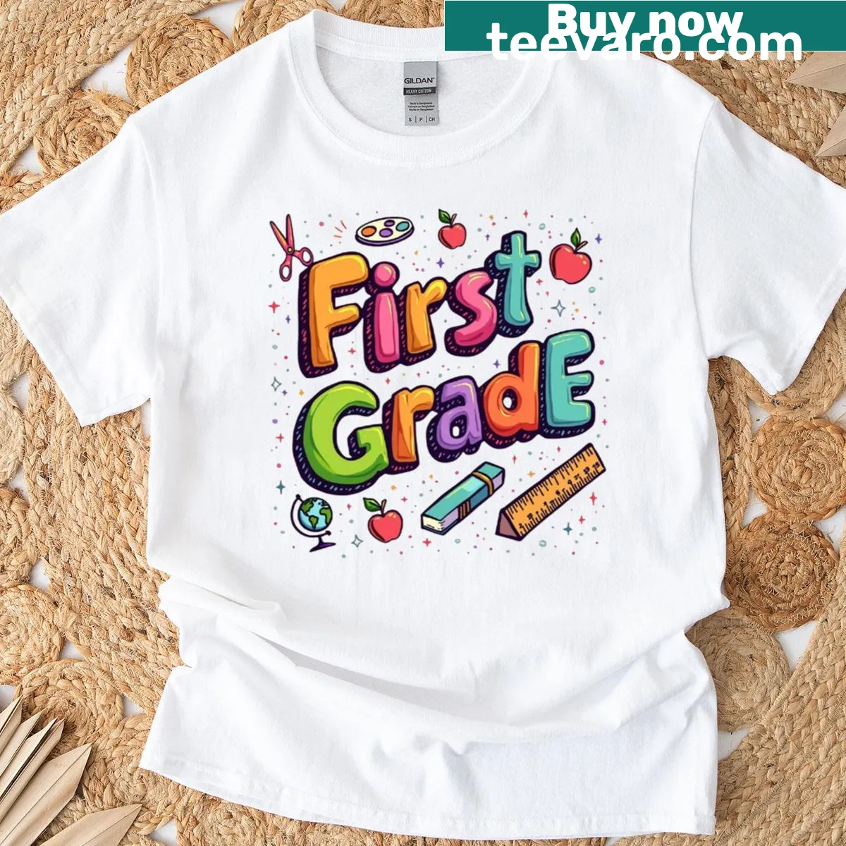 Back-to-school themed T-shirt for students and teachers — on a men's t-shirt