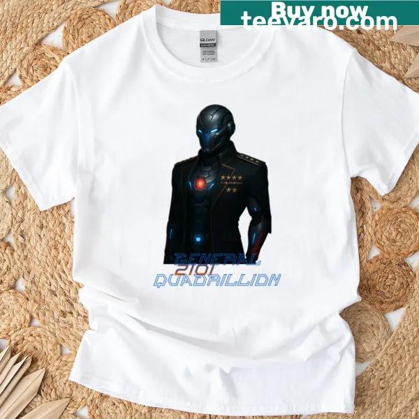 T-shirt featuring the term 'Quadrillion' in modern typography