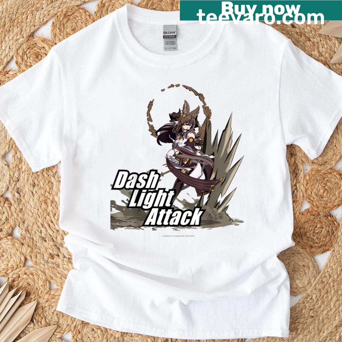 Graphic of Galleon executing a light attack from Granblue Fantasy — on a men's t-shirt