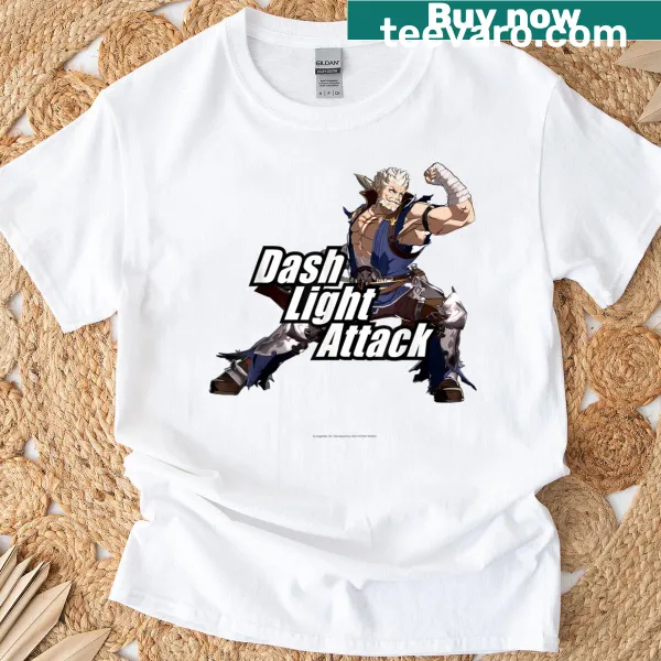 Soriz from Granblue Fantasy illustrated on a t-shirt
