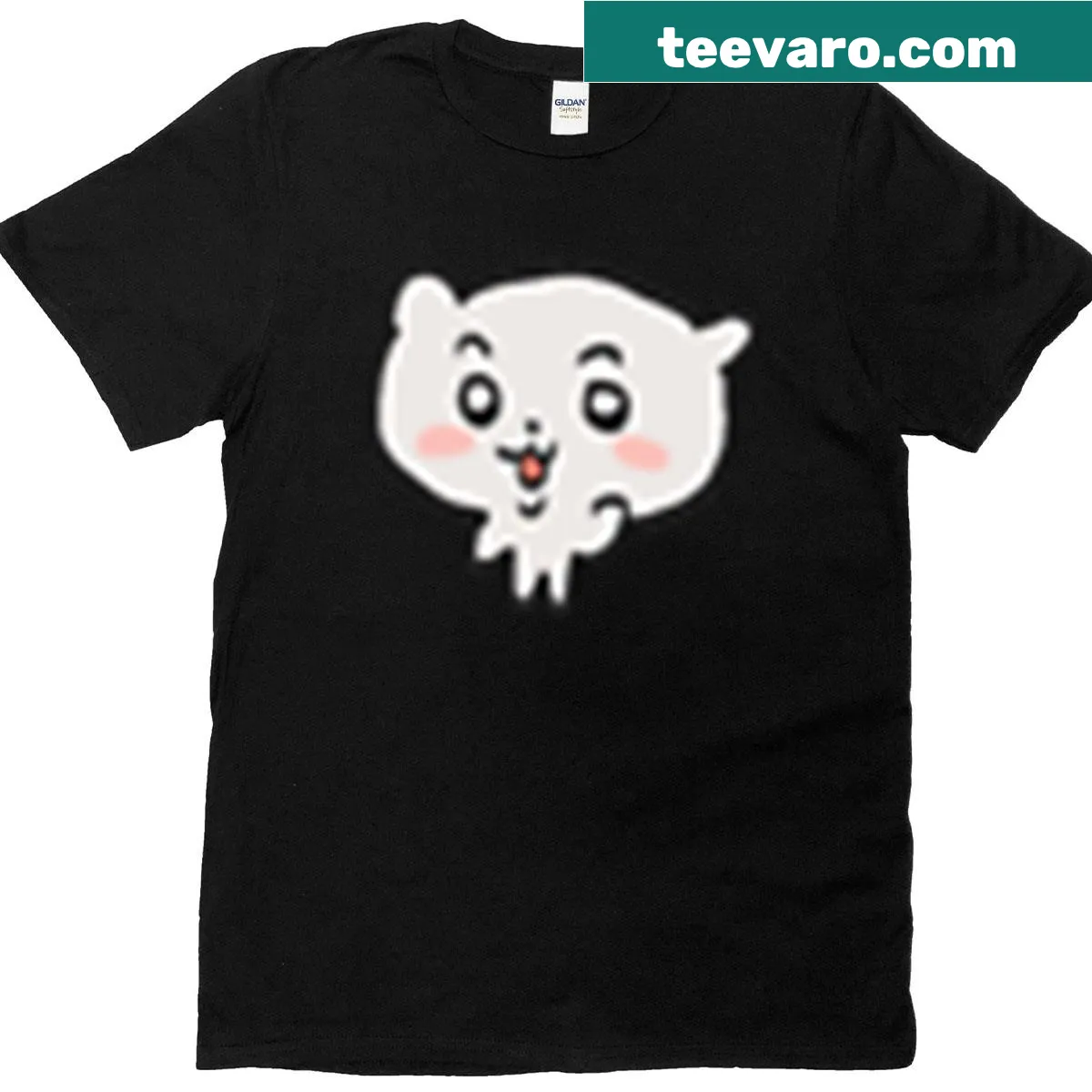 Cute T-shirt featuring the adorable Chiikawa character — on a men's t-shirt
