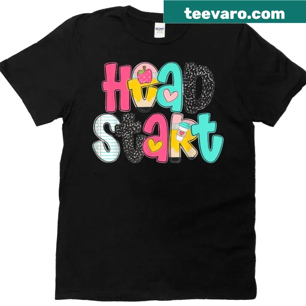 Humorous t-shirt for homeschool teachers featuring 'Head Start Team'