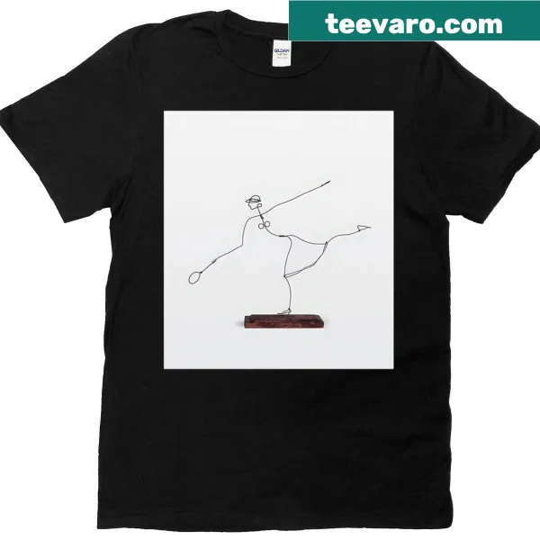 Minimalist T-shirt inspired by Helen Frankenthaler's style