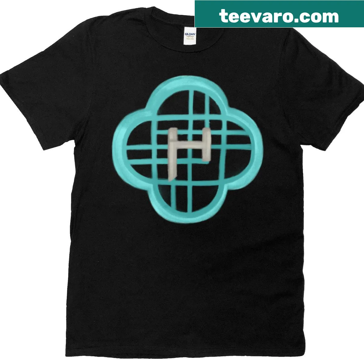 Fanart T-shirt featuring Huntrix lightstick design — on a men's t-shirt