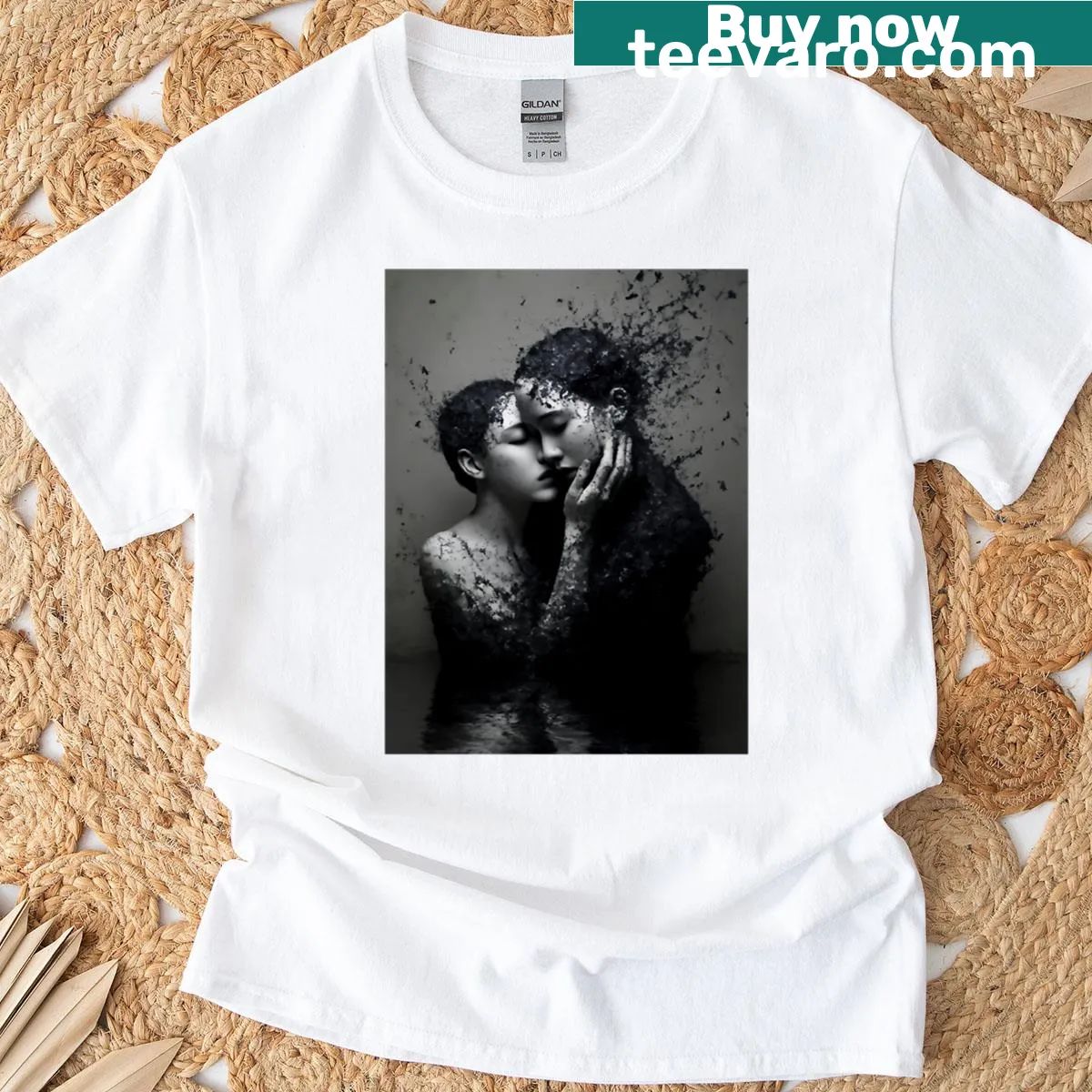 T-shirt with the phrase I Miss You In Places That Dont Exist — on a men's t-shirt