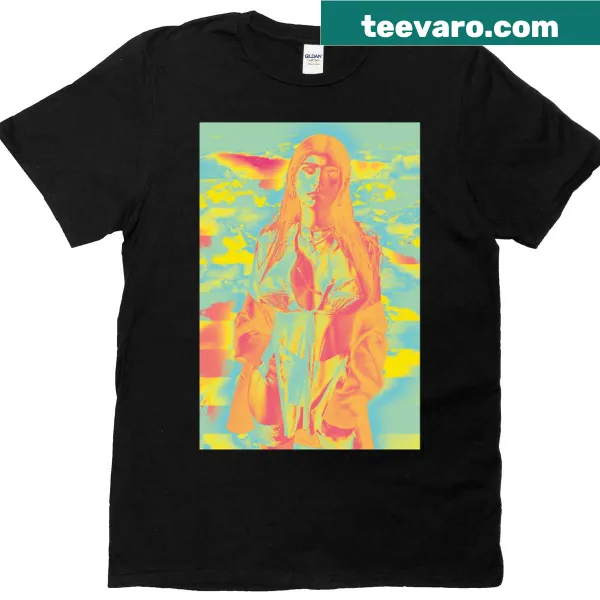 Typographic design featuring the phrase about love on a t-shirt.