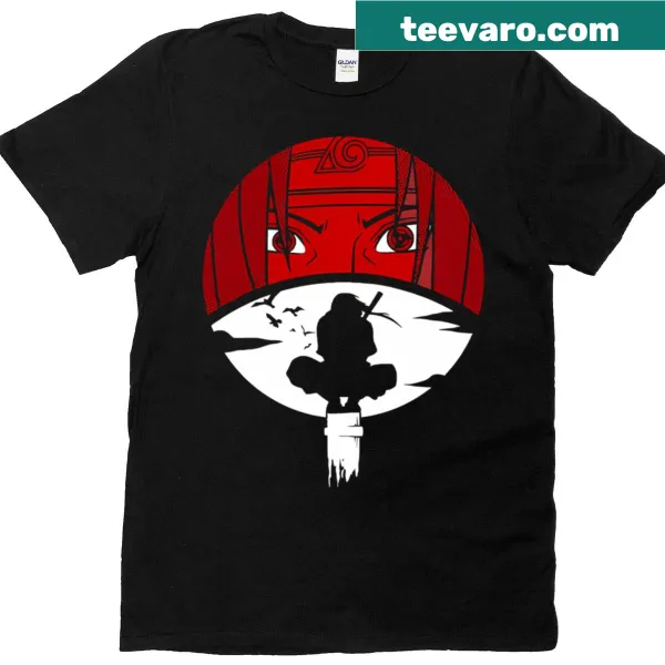 Itachi Uchiha Sharingan graphic T-shirt