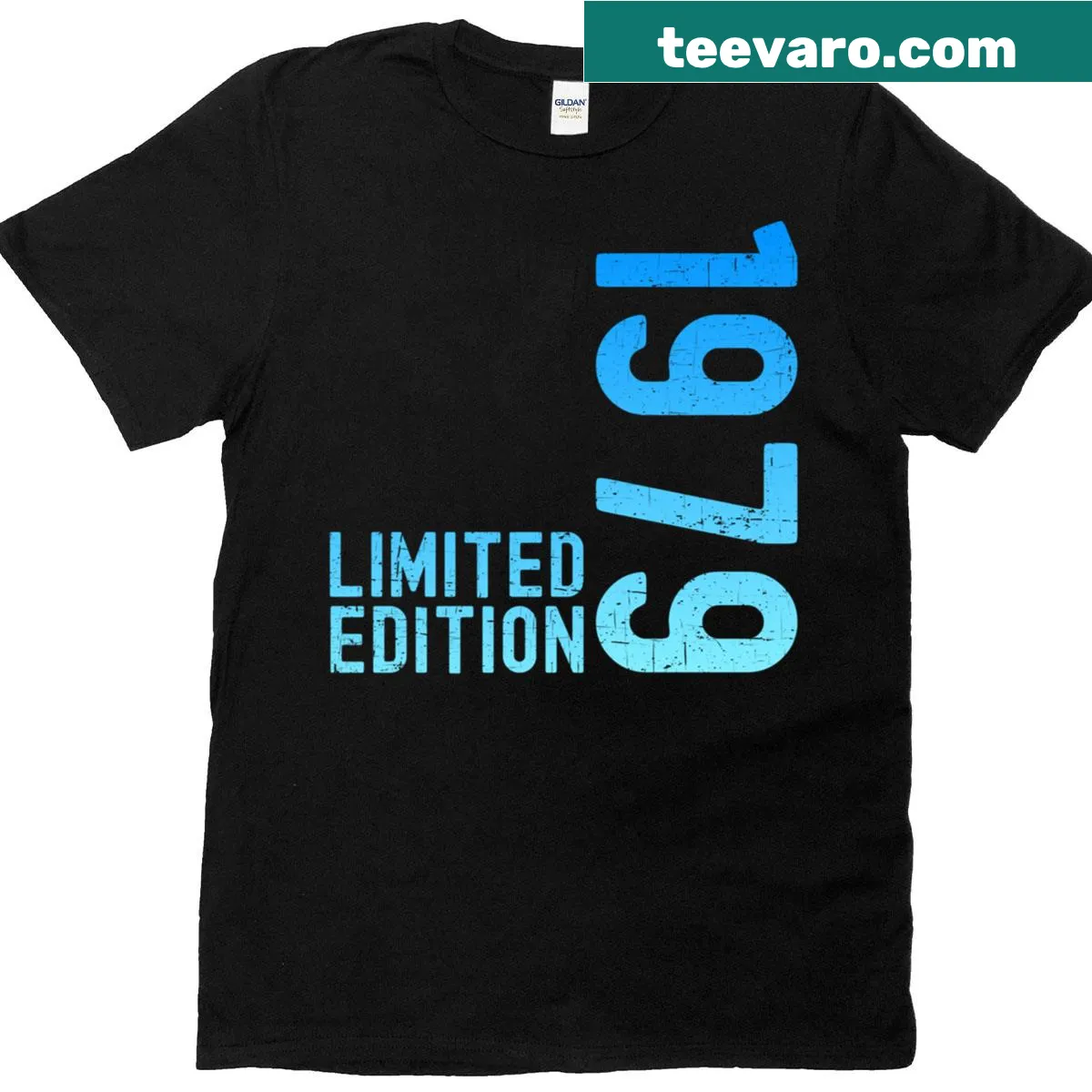 Vintage-style T-shirt marking a 46th birthday with humorous text — on a men's t-shirt