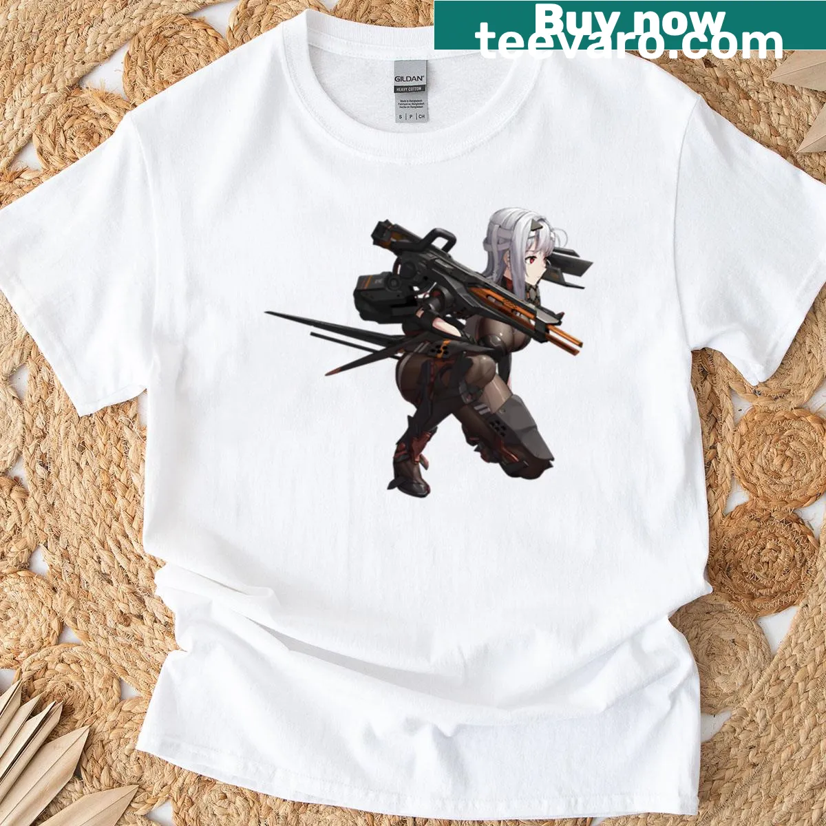 Minimalist T-shirt featuring a modern design reflecting futuristic themes — on a men's t-shirt