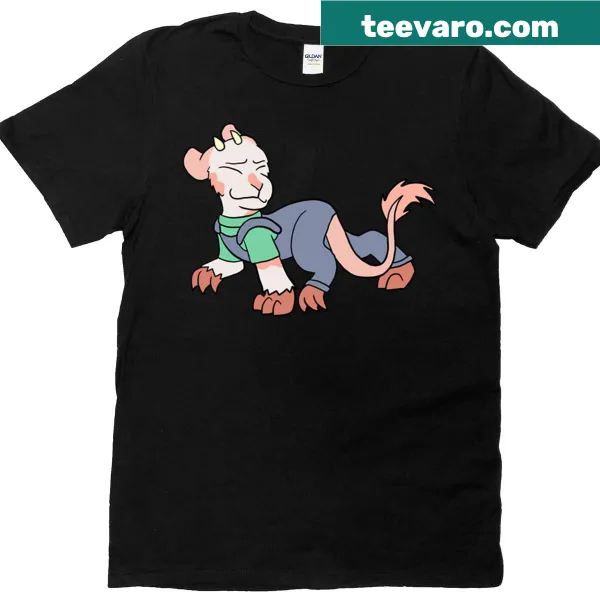 Cute cartoon rat named Molly illustrated on a T-shirt