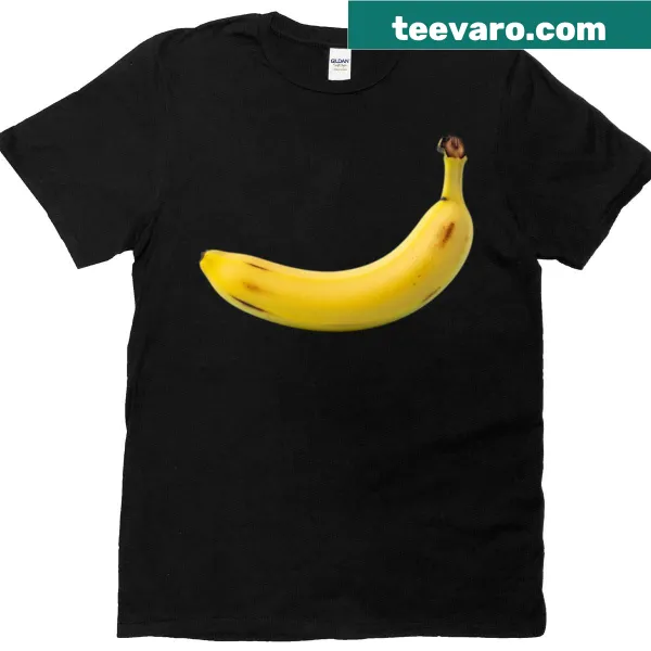 T-shirt featuring a single banana graphic