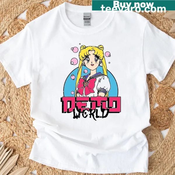 Sailor Moon themed T-shirt featuring an iconic character illustration