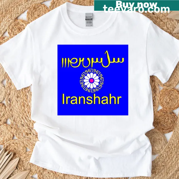 T-shirt showcasing Sassanid script typography design