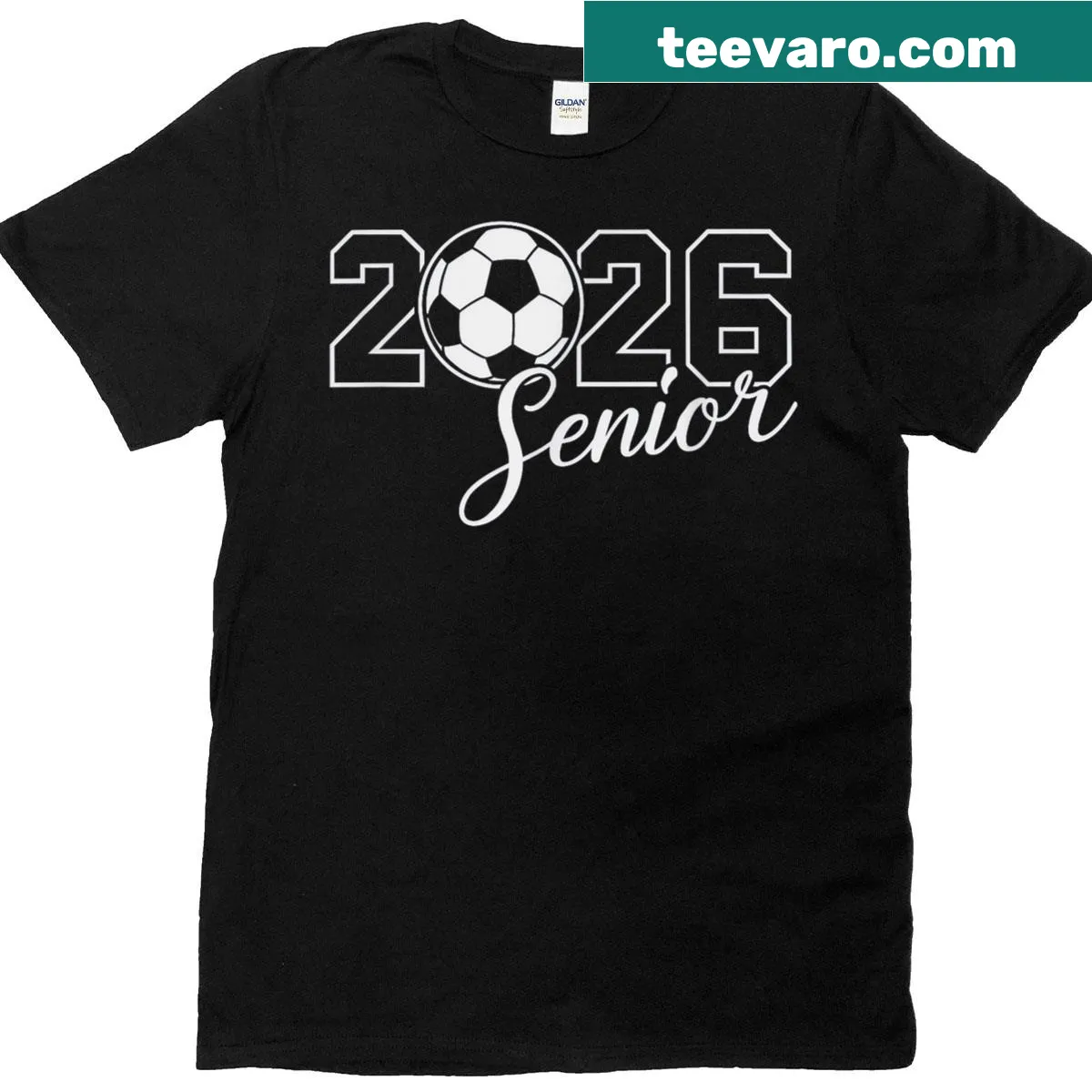 Proud soccer mom typography T-shirt for graduation — on a men's t-shirt
