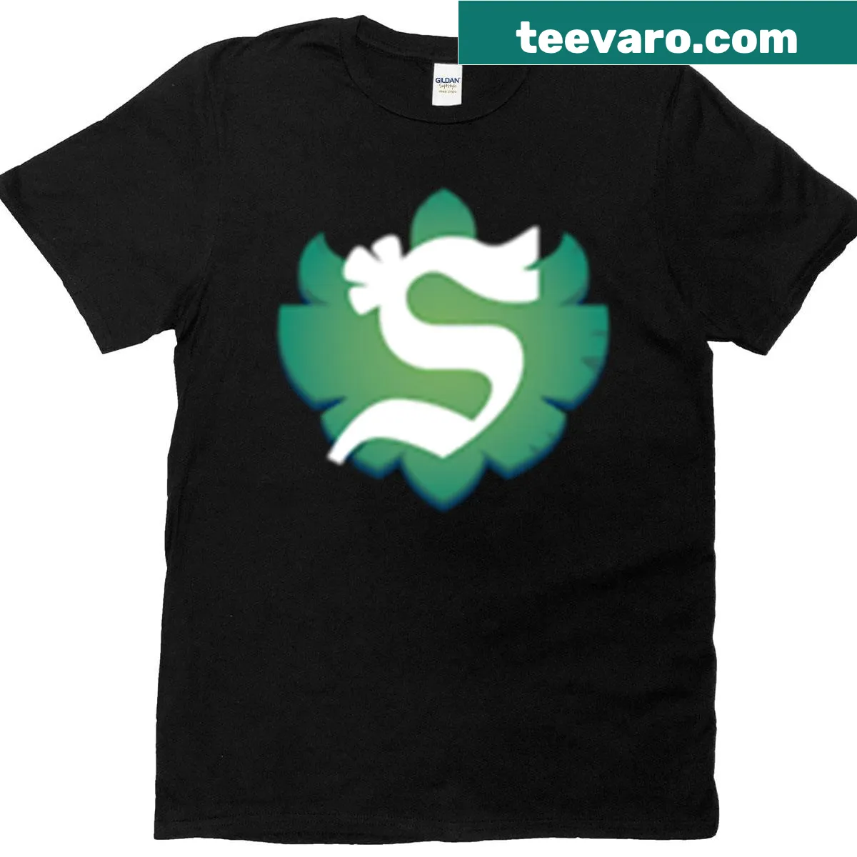 Minimalist chest pocket T-shirt with a crest design for men — on a men's t-shirt