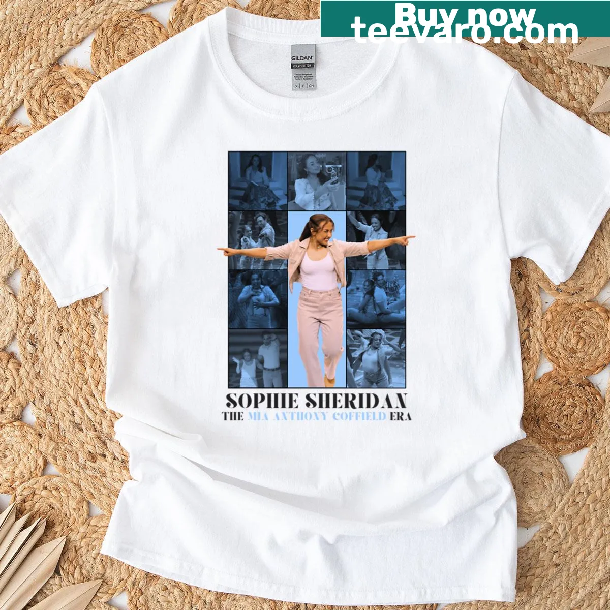 Artistic typography design on a shirt inspired by Coffield Era. — on a men's t-shirt