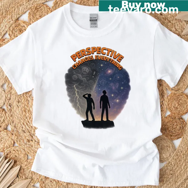 Inspirational T-shirt with the phrase 'Storms Or Stars You Choose'