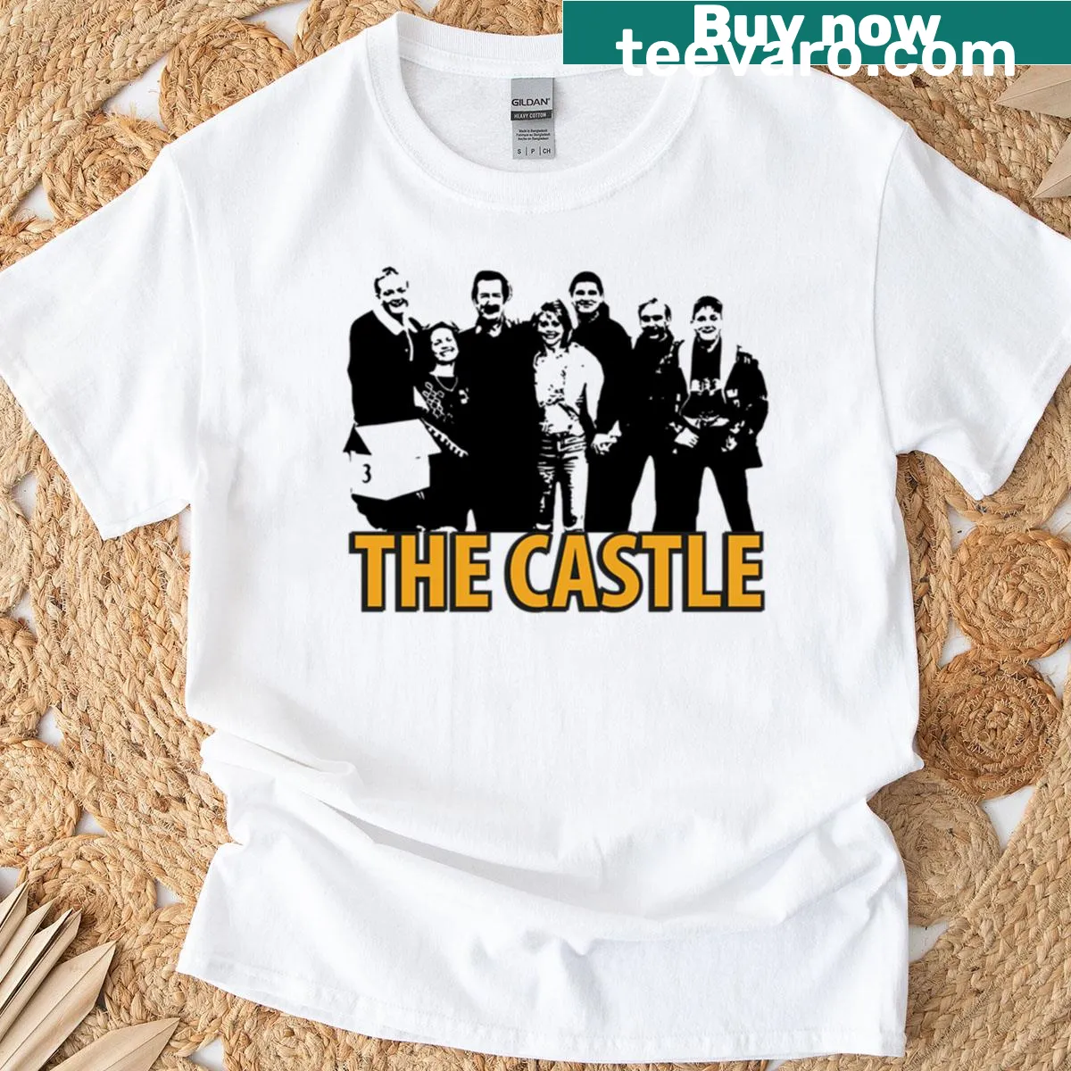 Kerrigan Family typography T-shirt celebrating family heritage — on a men's t-shirt