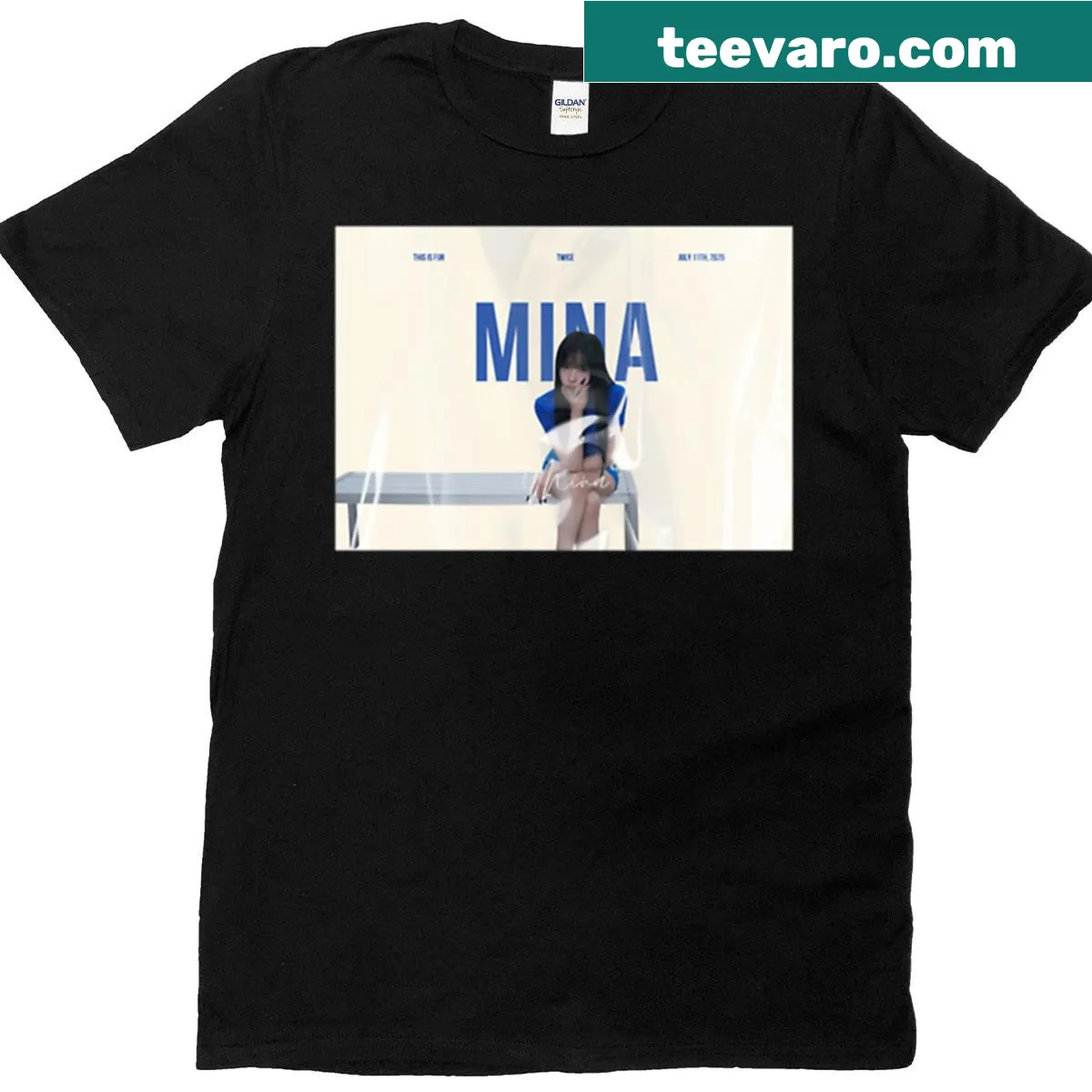 Funny T-shirt with a playful saying — on a men's t-shirt
