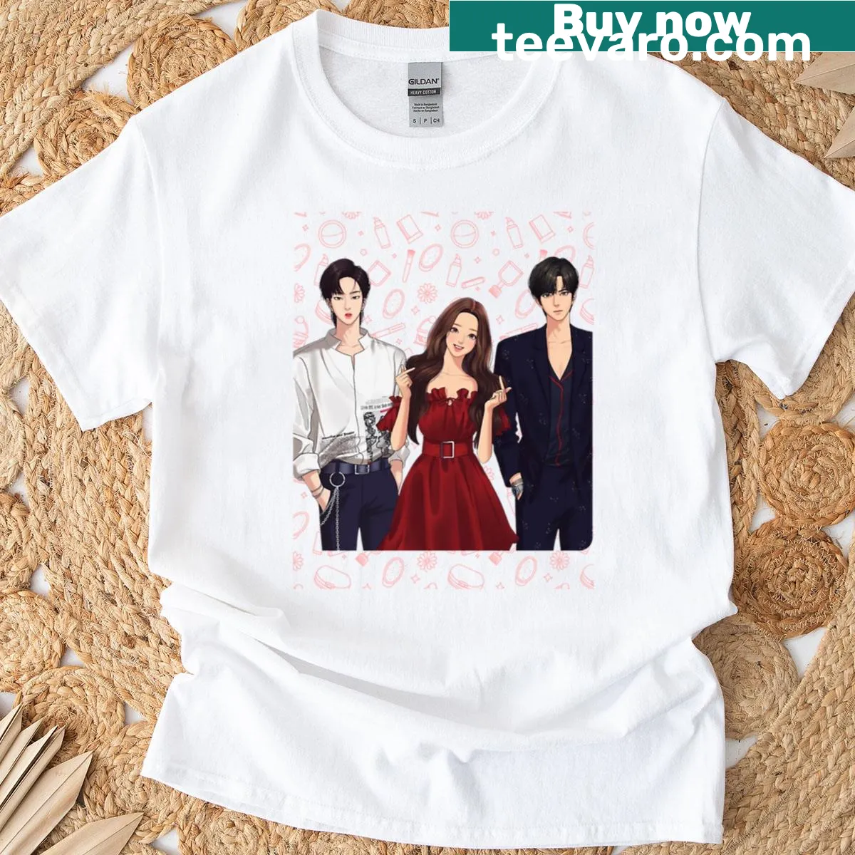 Graphic inspired by True Beauty webtoon on a T-shirt — on a men's t-shirt
